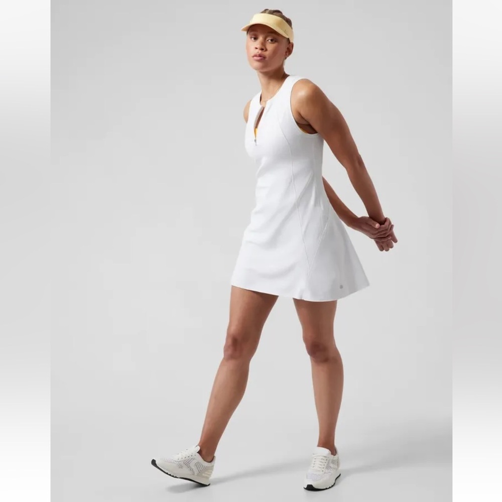 Athleta Ace Tennis athletic Dress white size large